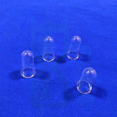 Tubes d'essai de quartz à fond rond clair personnalisées pour le laboratoire Tubes d'essai de quartz expérimentales à fond rond/à flanc circulaire transparentes personnalisées, adaptées à l'utilisation en laboratoire