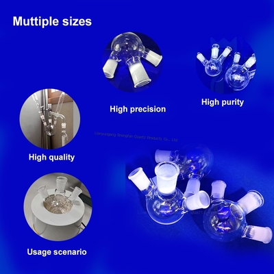 Tubes de quartz de laboratoire résistant à la corrosion à haute température