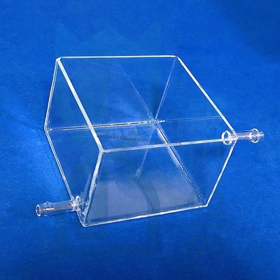 Conteneur en verre de quartz de silice fondu personnalisé en usine