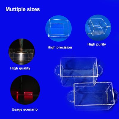 Réacteur Photochimique : Nécessité de cuves en quartz hautement transparentes, densité 2.2g/cm3, silice fondue