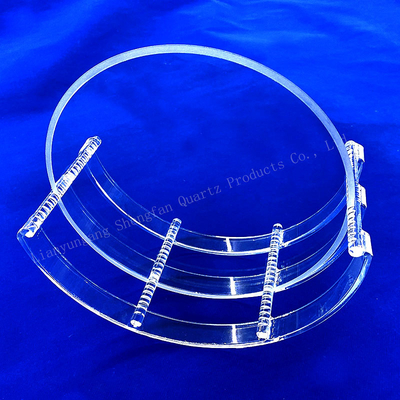 Plaque de quartz personnalisée pour applications optiques et semi-conducteurs