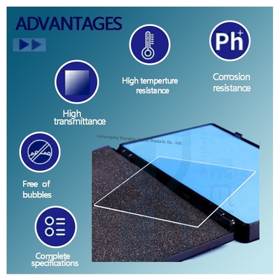 Glace UV transparente adaptée aux besoins du client de quartz pour le verre de clôture