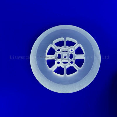 Fabrique résistant à haute température résistant à la corrosion transparent opaque verre quartz pièces spécialement conçues pour le support de l'échantillon