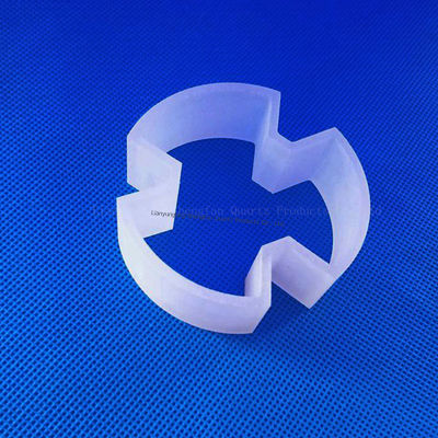 Fabrique résistant à haute température résistant à la corrosion transparent opaque verre quartz pièces spécialement conçues pour le support de l'échantillon