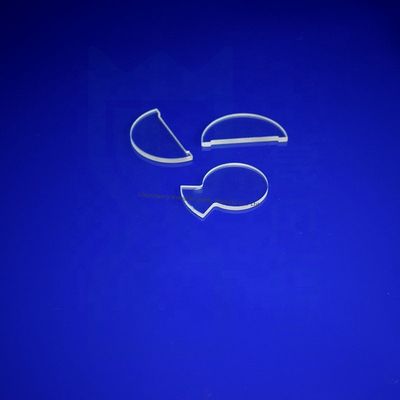 Feuilles de verre de quartz de haute pureté et très transparentes pour fenêtres optiques