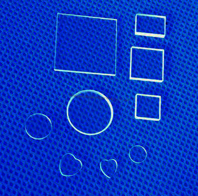 Feuilles de verre de quartz de haute pureté et très transparentes pour fenêtres optiques