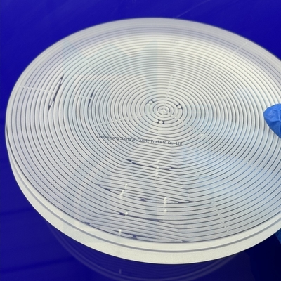 Plaque de verre de quartz haute température personnalisée CNC pour machine de durcissement