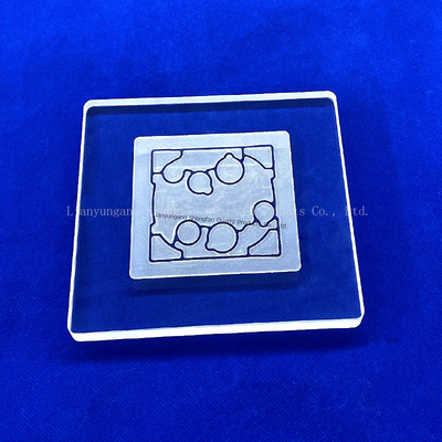 Plaque de verre de quartz haute température personnalisée CNC pour machine de durcissement