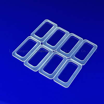 Disque de quartz fondu personnalisé Plaque de verre de quartz 92% Transmittance de la lumière 2,2 g/cm3 Densité