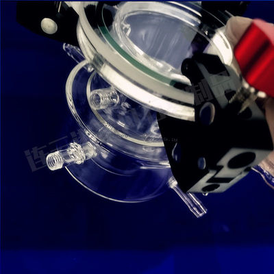 Réacteur de verre au quartz photo-induit à haute transparence de 50 à 1000 ml personnalisé à température de fonctionnement de 1100 °C