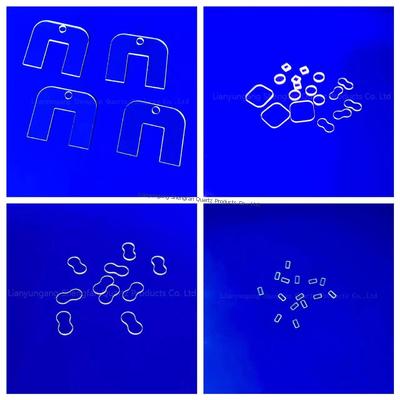 Fabricant Plaque épaisse de verre de quartz optique fondu sur mesure à haute transmission