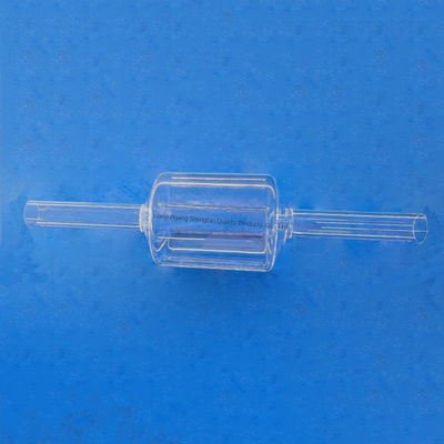 Le tube de remuage en quartz transparent résistant à la corrosion à haute température est utilisé dans les fours tubulaires