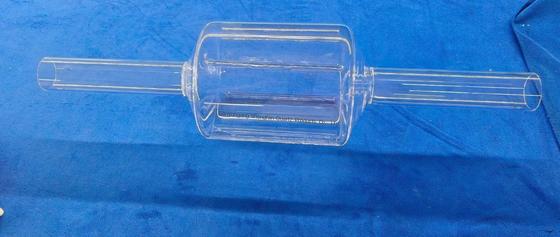 Le tube de remuage en quartz transparent résistant à la corrosion à haute température est utilisé dans les fours tubulaires