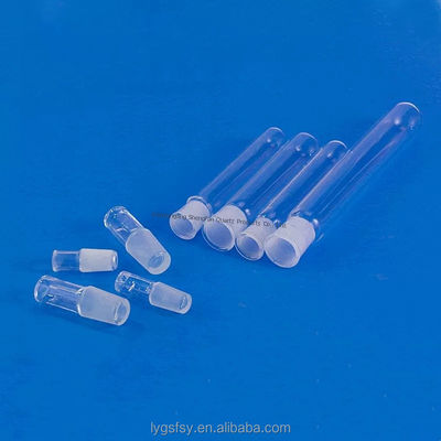 Tubes en verre de quartz à haute densité 2,2 g/cm3 avec point de recuit 1180°C et point de déformation 1100°C pour les applications industrielles