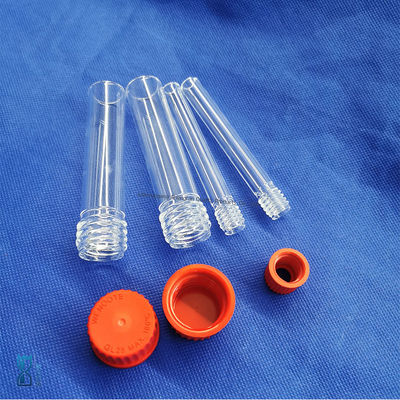 Usinage de précision CNC de tubes filetés en quartz résistant aux hautes températures