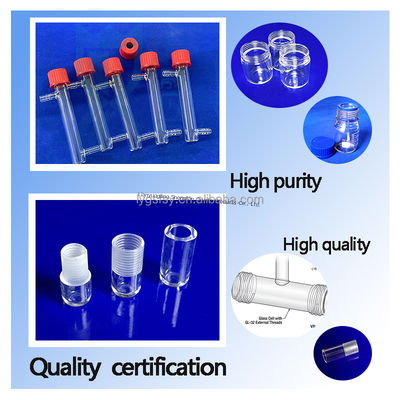 Usinage de précision CNC de tubes filetés en quartz résistant aux hautes températures