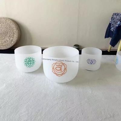 Bol chantant en cristal de quartz 99,99% de 8 à 20 pouces, blanc perle transparent, pour la guérison sonore et la méditation