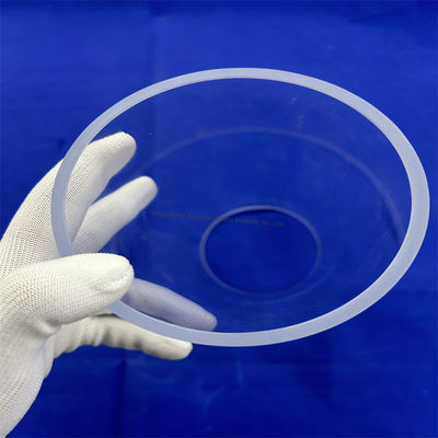 Tube en verre de quartz fusionné pour four CVD 1100℃ résistant aux hautes températures et de haute pureté