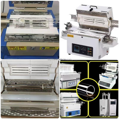 Tubes de verre de quartz fondu à haute pureté SIO2 99,99% personnalisables résistant à la chaleur jusqu'à 1200 °C