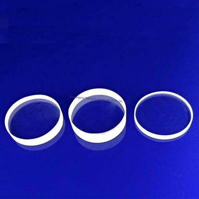 Custom High Temperature Resistant Fused Silica  Square Quartz Glass Sheet Round Quartz Disc