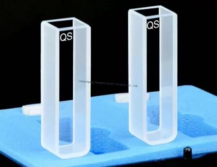 Cuvette de colorimètre en verre de quartz résistant à la corrosion et aux hautes températures, capacité de 3,5 ml