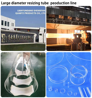 Tubes en verre de quartz résistantes à la corrosion à haute température et à bonne isolation électrique