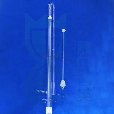 Tube en verre de quartz avec point de recuit de 1 180 ℃ et point de déformation de 1 100 ℃ pour applications industrielles