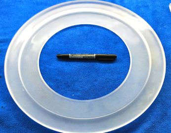 Bride carrée de tube de quartz, contenu de l'OH de contrôle strict de taille de vitrail de quartz bas