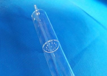 Tube en verre de quartz fondu de protection de Transparant 100-400 OD DiameterUv de tubes à essai de dimension précise grand, tectite