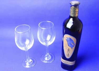 Cristal en cristal sans plomb de vin rouge d'espace libre moderne fait main de quartz chantant le verre de vin rouge, gobelet en verre fait sur commande