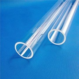 La protection UV précise des tubes à essai en verre de quartz de dimension 400 OD a fondu la silice de tube de quartz