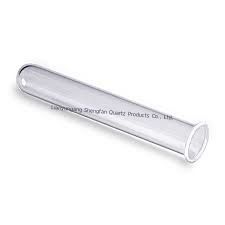 Tubes de verre au quartz à haute pureté 99,99% SiO2 avec point de recuit 1180°C et point de déformation 1100°C pour les applications dans les semi-conducteurs
