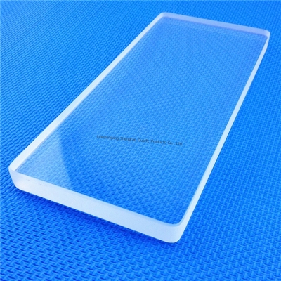 Plaque de verre quartz UV transparente avec SIO2 99,99% Densité 2,2 g/cm3