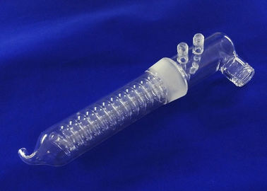 Corrosion SiO2 satisfaite fondue du condensateur 99,9% de Graham de quartz de verrerie de laboratoire de la Science de silicium anti