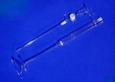 Le tube à essai gradué non toxique adapté aux besoins du client de tube de verre de quartz de forme déforment non écologique inoffensif de cristallisation