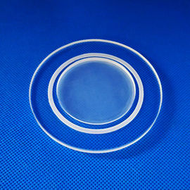 Customized Fused Silica Glass Flange , Quartz Glass Tube Corrosion Resistance