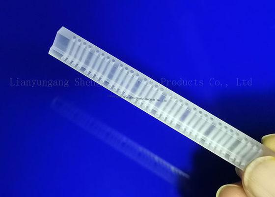 Tube en verre de quartz résistant aux hautes températures de 3 mm de diamètre extérieur, certifié ISO9001, avec une transmission lumineuse élevée