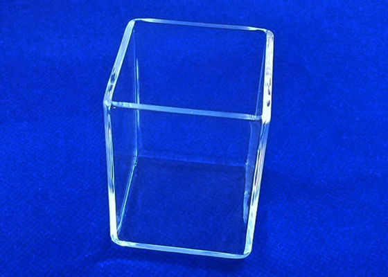 Urne en verre transparente de quartz, anti corrosion de matériel technique de produits en verre