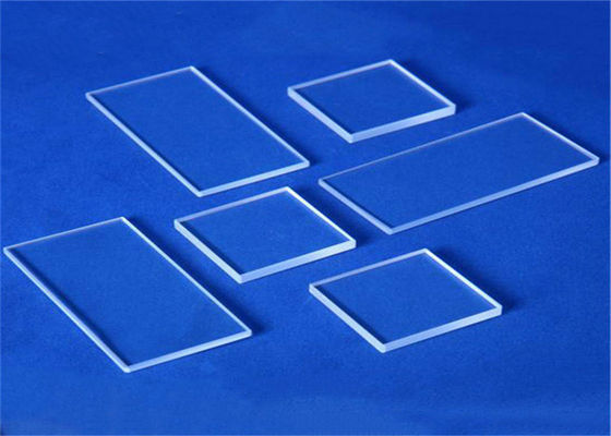 La grande pureté a fondu le plat de quartz fondu de densité de la dureté 2.2g/Cm3 de Morse 6,5 de plat de quartz