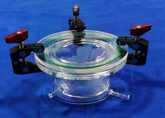 Le réservoir en verre de réaction de réacteur de quartz a adapté la verrerie aux besoins du client de laboratoire de la Science de verrerie de laboratoire de chimie de taille