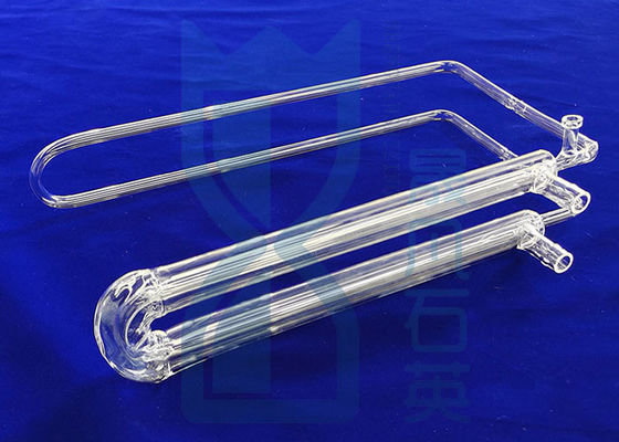 Verrerie de laboratoire passable UV catalytique de la Science de tube de réaction en verre de quartz de distributeur de gaz de photo d'unité de distillation