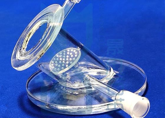 Réacteur en verre en verre de GlasswareStandard de laboratoire de la Science de réacteur de laboratoire de réacteur en verre de quartz de grande pureté pour le laboratoire