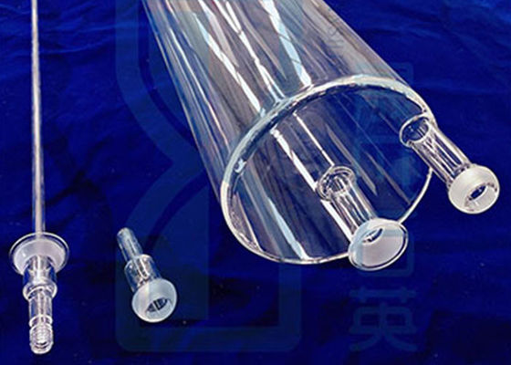 Le quartz clair de couleur a fondu le thermique de Rod de tube en verre stable aucune bulle d'air