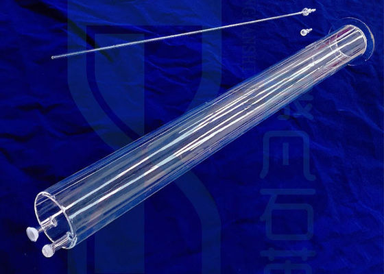 Le quartz clair de couleur a fondu le thermique de Rod de tube en verre stable aucune bulle d'air