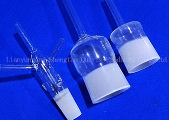 U transparent Bent Silica Quartz Glass Tube pour l'essai en acier de température de l'eau
