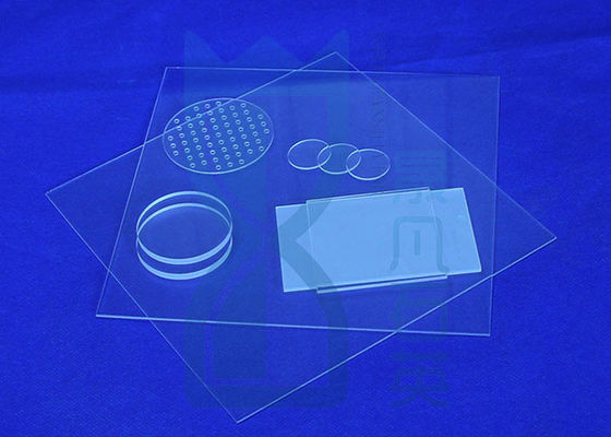 Gaufrette ultra mince de quartz de Morse 6,5 avec la feuille en verre de quartz