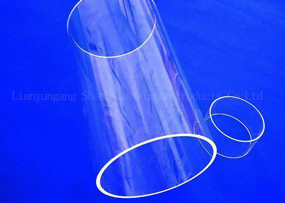 Tube clair de la silice 2.2g/Cm3 fondue de grand diamètre