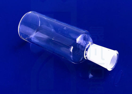 Bouteille de réactif de fiole conique en verre de quartz de laboratoire de GV adaptée aux besoins du client avec le bouchon à vis