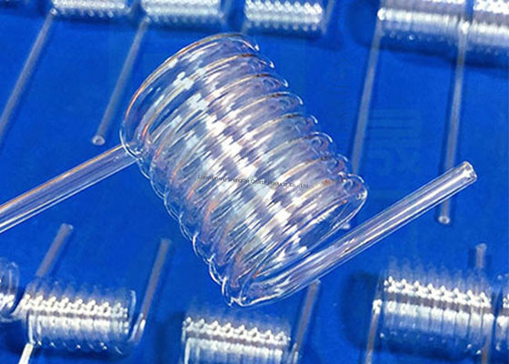 Tube en verre de quartz transparent de 300 mm de diamètre extérieur pour lumière UVC avec résistance aux hautes températures