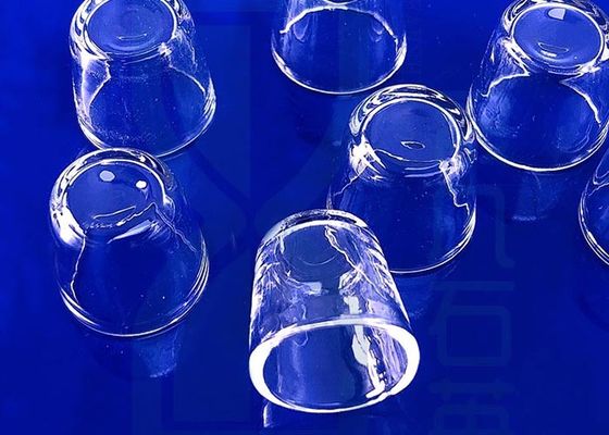Creusets à hautes températures de quartz fondu pour le chauffage/produit chimique
